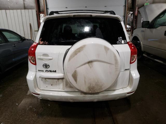 JTMBK32V186037449 - 2008 TOYOTA RAV4 SPORT WHITE photo 6