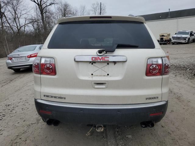 1GKLVMED3AJ155739 - 2010 GMC ACADIA SLT-1 WHITE photo 6