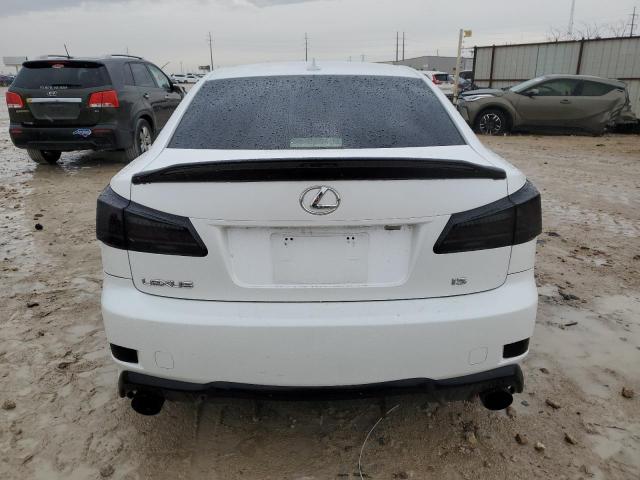 JTHBK262375046568 - 2007 LEXUS IS 250 WHITE photo 6