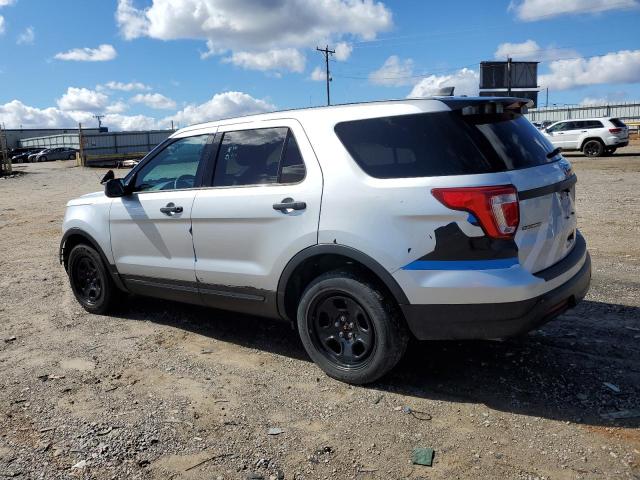 1FM5K8AR4KGA19989 - 2019 FORD EXPLORER POLICE INTERCEPTOR ვერცხლისფერი ფოტო 2