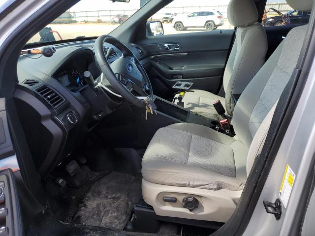 1FM5K8AR4KGA19989 - 2019 FORD EXPLORER POLICE INTERCEPTOR ვერცხლისფერი ფოტო 7