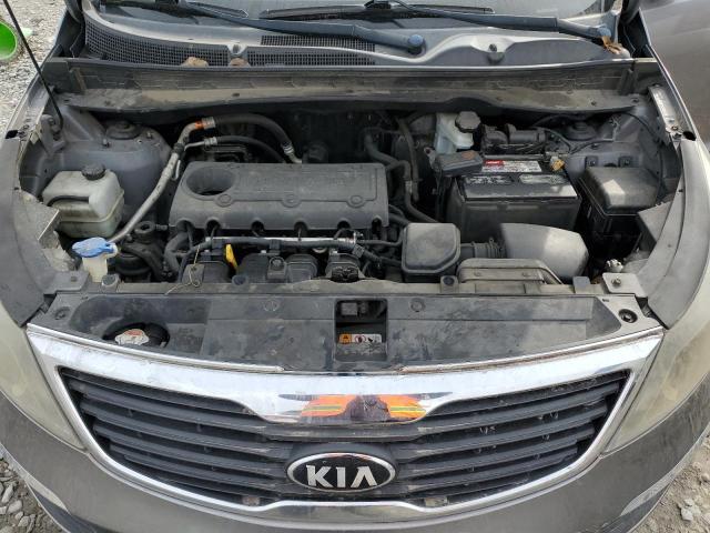 KNDPB3A28D7375609 - 2013 KIA SPORTAGE BASE GRAY photo 12