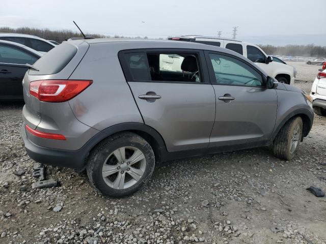 KNDPB3A28D7375609 - 2013 KIA SPORTAGE BASE GRAY photo 3