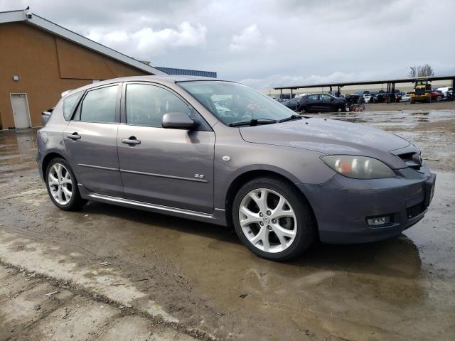 JM1BK344881879979 - 2008 MAZDA 3 HATCHBACK GRAY photo 4