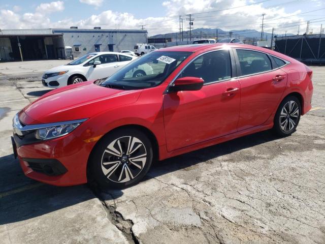 JHMFC1F33JX021991 - 2018 HONDA CIVIC EX RED photo 1