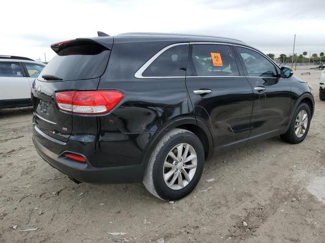 5XYPG4A30JG383251 - 2018 KIA SORENTO LX BLACK photo 3