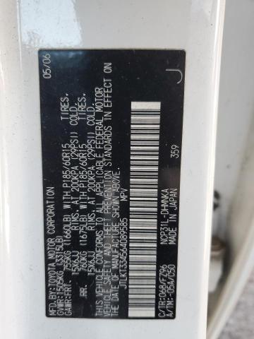 JTLKT334564089585 - 2006 SCION XB XB 白色 照片 12