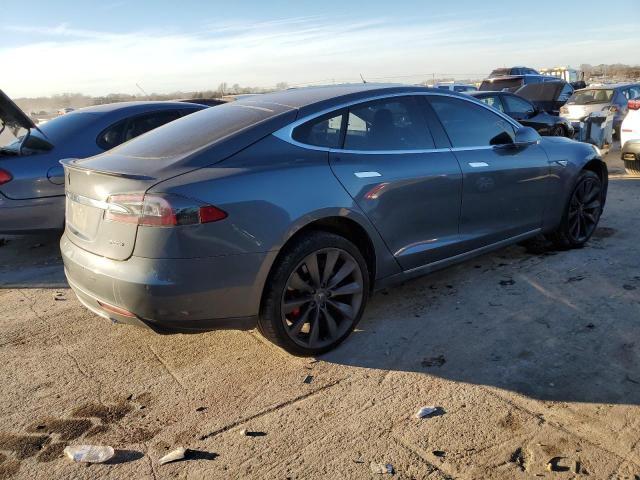 5YJSA1H14EFP48994 - 2014 TESLA MODEL S GRAY photo 3