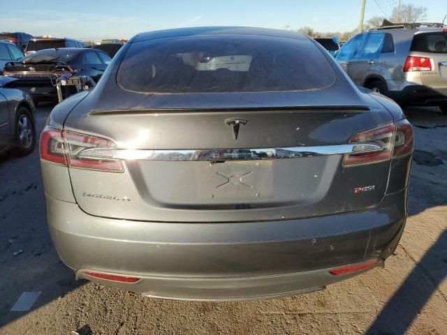 5YJSA1H14EFP48994 - 2014 TESLA MODEL S GRAY photo 6