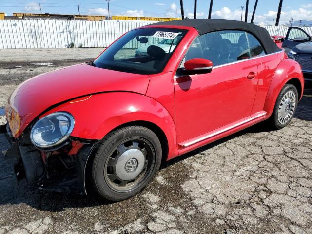 3VW5P7AT0EM804738 - 2014 VOLKSWAGEN BEETLE RED photo 1