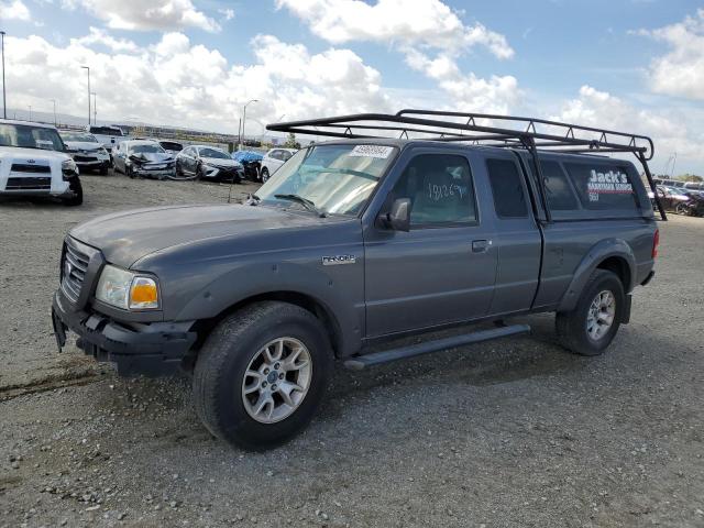 1FTYR14E29PA57891 - 2009 FORD RANGER SUPER CAB GRAY photo 1