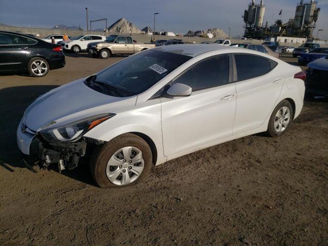 5NPDH4AE1GH736468 - 2016 HYUNDAI ELANTRA SE WHITE photo 1