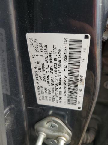 1HGCM66506A054720 - 2006 HONDA ACCORD EX GRAY photo 12