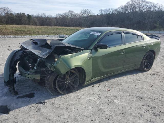 2C3CDXBG3JH163697 - 2018 DODGE CHARGER SXT GREEN photo 1