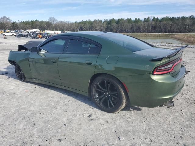 2C3CDXBG3JH163697 - 2018 DODGE CHARGER SXT GREEN photo 2