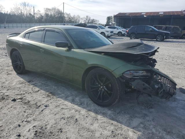 2C3CDXBG3JH163697 - 2018 DODGE CHARGER SXT GREEN photo 4