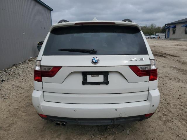 WBXPC93468WJ16937 - 2008 BMW X3 3.0SI WHITE photo 6