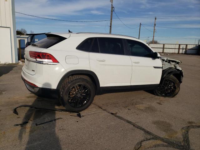 1V26C2CA6LC202845 - 2020 VOLKSWAGEN ATLAS CROS SE WHITE photo 3