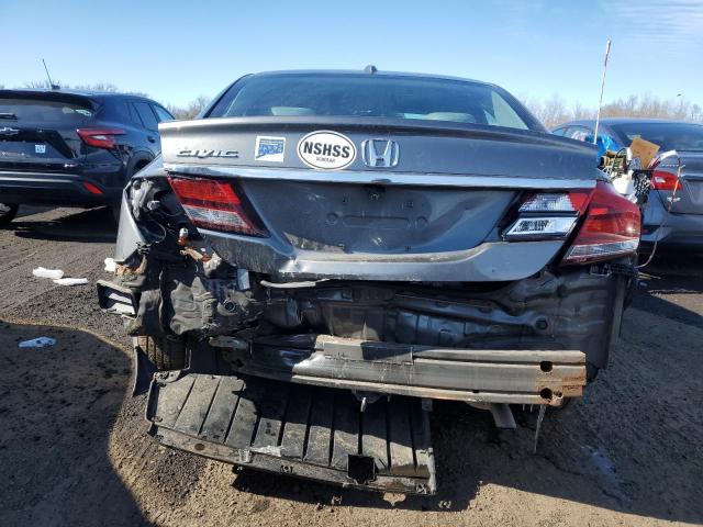 2HGFB2F92DH512013 - 2013 HONDA CIVIC EXL ნაცრისფერი ფოტო 6