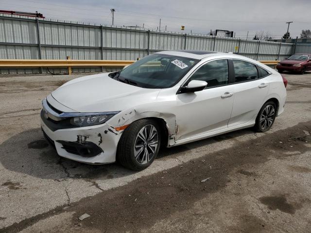 19XFC1F78GE039738 - 2016 HONDA CIVIC EXL WHITE photo 1