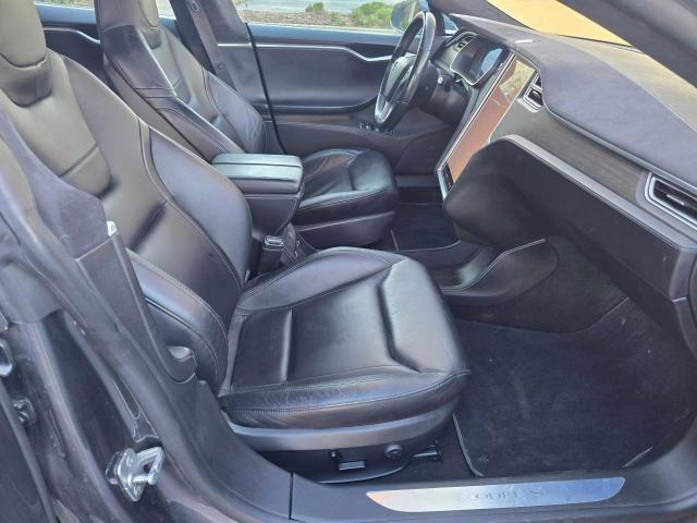 5YJSA1H29EFP62771 - 2014 TESLA MODEL S GRAY photo 5