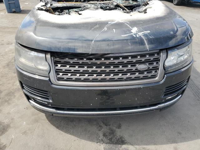 SALGV3TFXFA203717 - 2015 LAND ROVER RANGE ROVE AUTOBIOGRAPHY BLACK photo 12