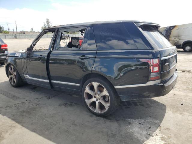 SALGV3TFXFA203717 - 2015 LAND ROVER RANGE ROVE AUTOBIOGRAPHY BLACK photo 2