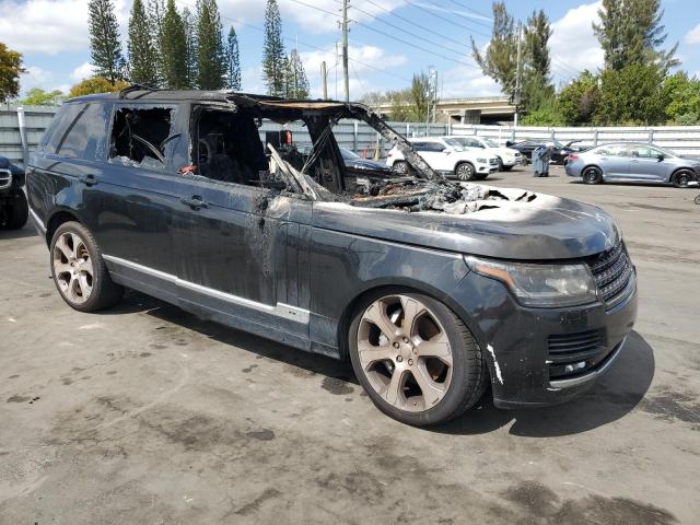 SALGV3TFXFA203717 - 2015 LAND ROVER RANGE ROVE AUTOBIOGRAPHY BLACK photo 4