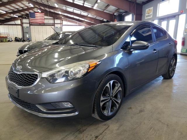 KNAFZ4A85E5077918 - 2014 KIA FORTE EX GRAY photo 1