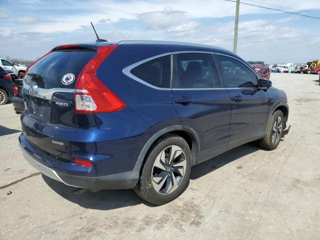 5J6RM4H91FL068055 - 2015 HONDA CR-V TOURING BLUE photo 3