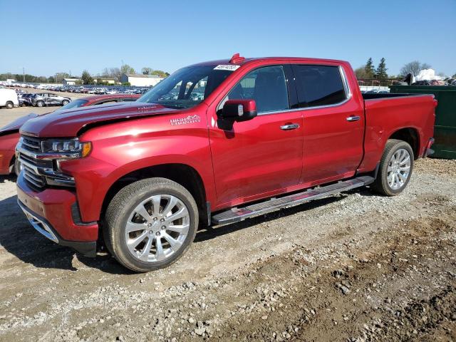 1GCUYHET1NZ197260 - 2022 CHEVROLET SILVERADO K1500 HIGH COUNTRY RED photo 1