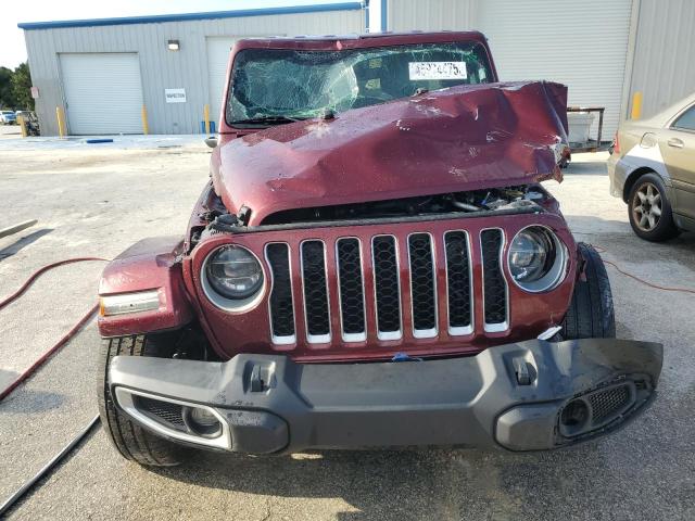 1C4JJXP66MW676993 - 2021 JEEP WRANGLER U SAHARA 4XE BURGUNDY photo 5