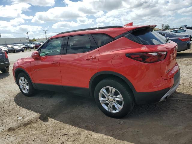 3GNKBBRA0KS702459 - 2019 CHEVROLET BLAZER 1LT RED photo 2