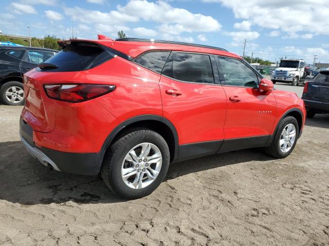 3GNKBBRA0KS702459 - 2019 CHEVROLET BLAZER 1LT RED photo 3