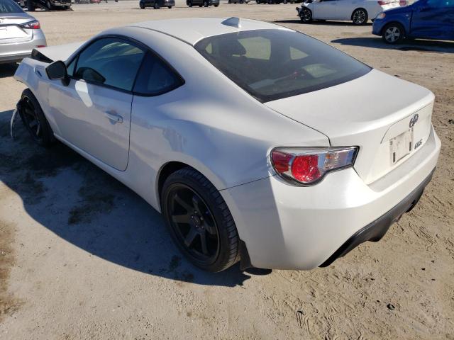JF1ZNAA16F9707443 - 2015 TOYOTA SCION FR-S WHITE photo 2