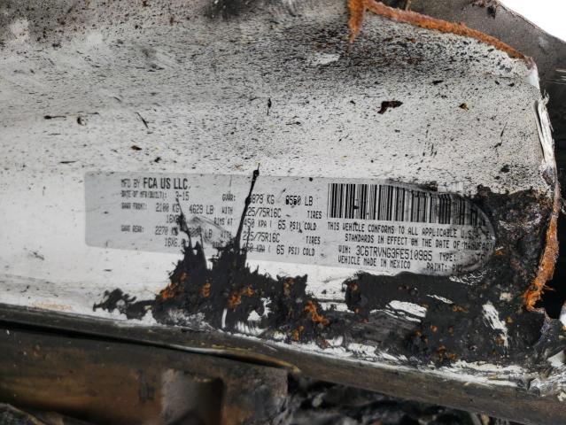 3C6TRVNG3FE510985 - 2015 RAM PROMASTER 1500 STANDARD BURN photo 12