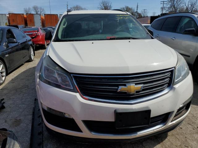 1GNKRFED0FJ189725 - 2015 CHEVROLET TRAVERSE LS WHITE photo 5