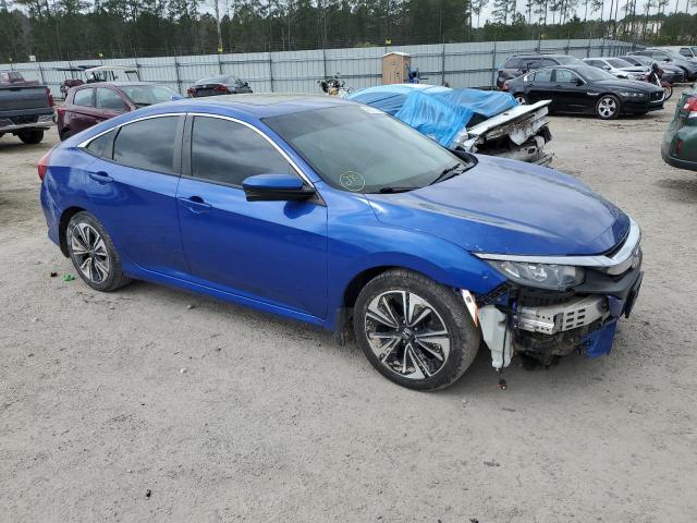 19XFC1E35HE028258 - 2017 HONDA CIVIC EX BLUE photo 4