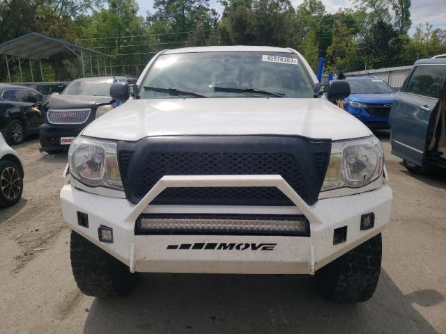 3TMJU62N09M071441 - 2009 TOYOTA TACOMA DOUBLE CAB PRERUNNER WHITE photo 5