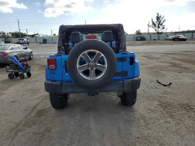 1C4HJWEG1FL718530 - 2015 JEEP WRANGLER U SAHARA BLUE photo 6