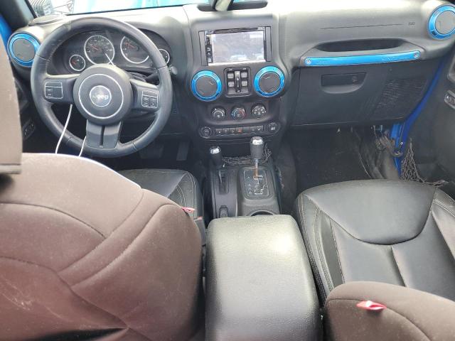 1C4HJWEG1FL718530 - 2015 JEEP WRANGLER U SAHARA BLUE photo 8