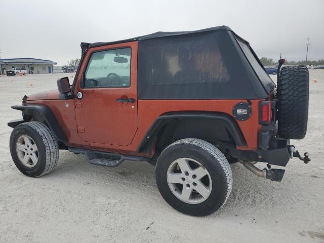 1C4AJWAG1EL253754 - 2014 JEEP WRANGLER SPORT ORANGE photo 2