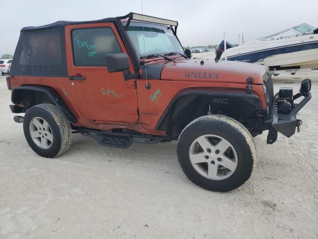 1C4AJWAG1EL253754 - 2014 JEEP WRANGLER SPORT ORANGE photo 4