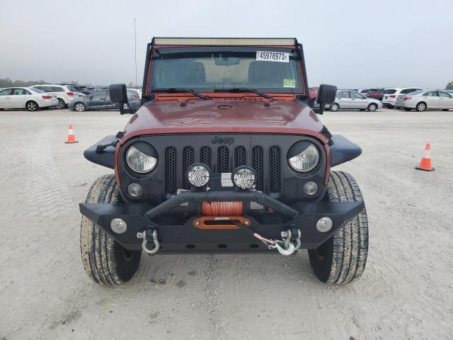 1C4AJWAG1EL253754 - 2014 JEEP WRANGLER SPORT ORANGE photo 5