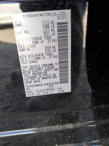 5N1DR2MN6HC668108 - 2017 NISSAN PATHFINDER S Qara foto 13