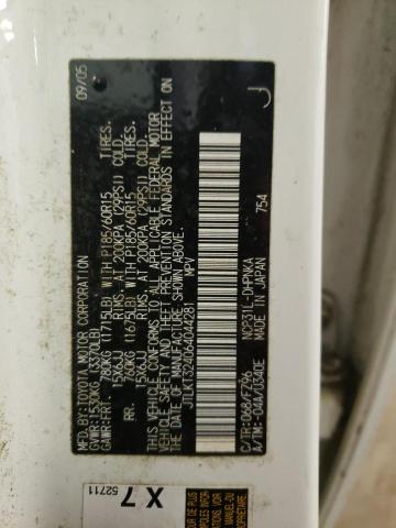 JTLKT324064044281 - 2006 TOYOTA SCION XB 白色 照片 13