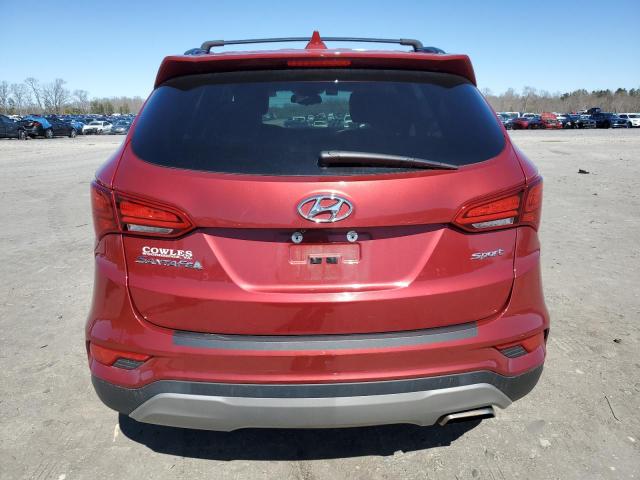 5XYZU3LB5HG494081 - 2017 HYUNDAI SANTA FE S RED photo 6