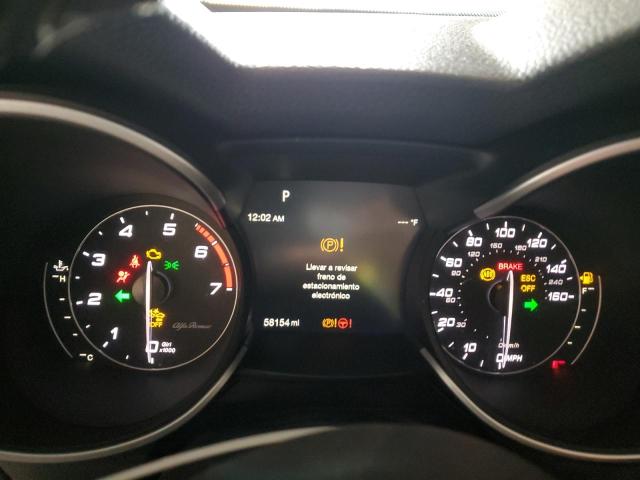 ZASPAKBN7N7D25427 - 2022 ALFA ROMEO STELVIO TI WHITE photo 9