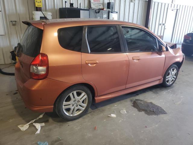 JHMGD38627S045905 - 2007 HONDA FIT S TAN photo 3