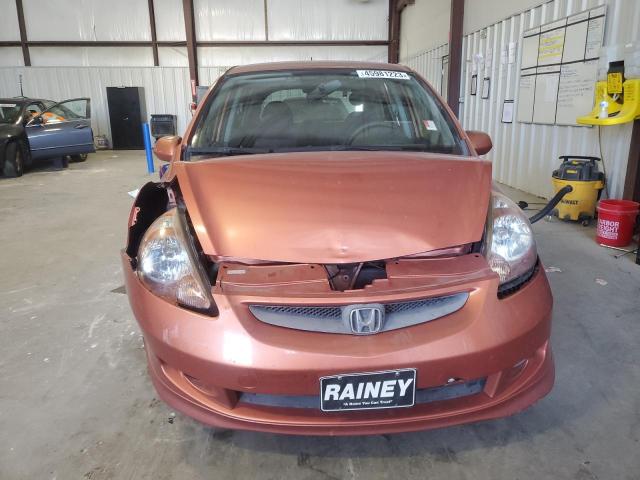 JHMGD38627S045905 - 2007 HONDA FIT S 棕色 照片 5